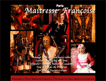 Tablet Screenshot of maitresse-francoise.com